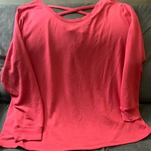 Terra & Sky tunic w/crisscross back accent